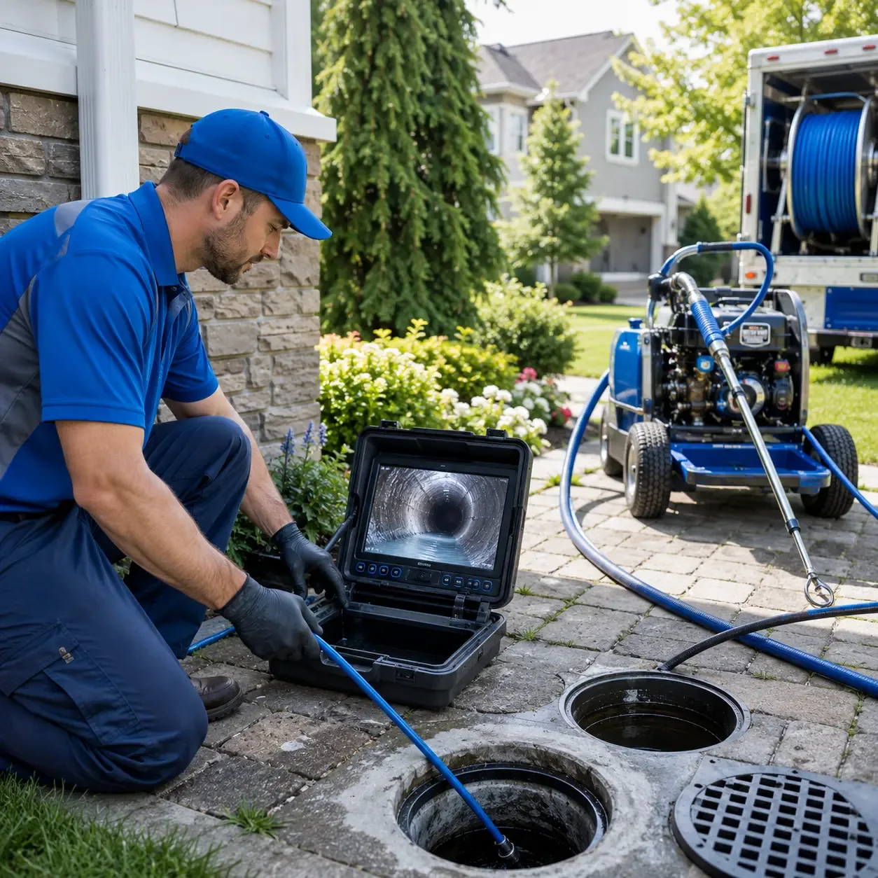 Outdoor drain cleaning professionals serving Mount Vernon, IN